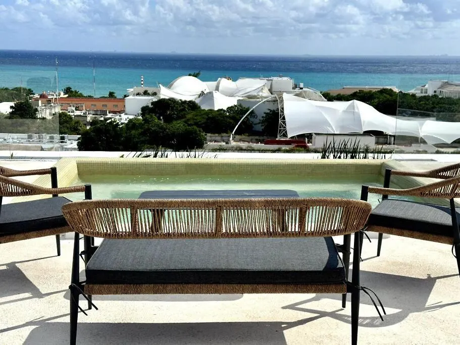 Ocean View Luxury Loft With Rooftop Pool & Sky Bar بلايا ديل كارمن شقة